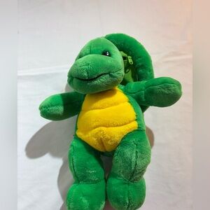 Build-A-Bear Green and Yellow Turtle Plush
